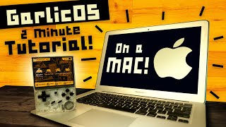 MAC OS How to Install Garlic OS in 2 MINUTES RG35xx Tutorial [upl. by Norved]