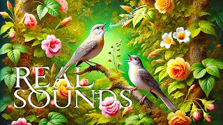 BIRDS SINGING IN THE MORNING  Birds Singing Relaxing Music [upl. by Suirtemid]