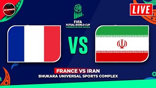 🟢 FRANCE vs IRAN  FIFA Futsal World Cup 2024 Fixtures Today Preview amp Predictions [upl. by Ahsilef]