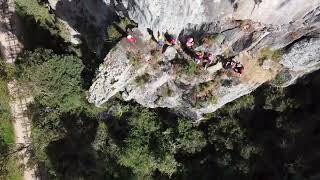 vía ferrata reserva el turpial suesca cundinamarca [upl. by Lenahtan]