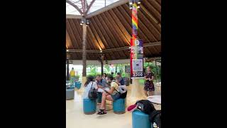 Boarding area in Samui airport travel island [upl. by Weslee988]