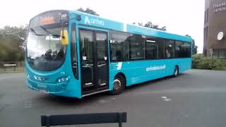 Buses in Newton Aycliffe Arriva Hodgsons [upl. by Engedus]