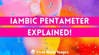 Iambic Pentameter Explained In 60 Seconds  GCSE English Literature Techniques Made Easy Shorts [upl. by Yrelav]