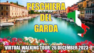 ITALY  PESCHIERA DEL GARDA EVENING WALKING TOUR 4K 60FPS 26122023 [upl. by Hares836]