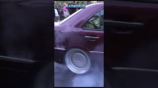 700hp Mercedes 30 M104 Turbo Doing It Right BURNOUTS jamboolio [upl. by Einberger]