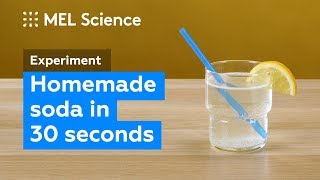 How to make a fizzy drink at home in 30 seconds DIY Experiment [upl. by Rowland]