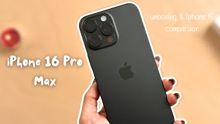 ✨Unboxing iPhone 16 Pro Max✨ iOS 18 iPhone 15 Plus comparison amp Set up [upl. by Goth]