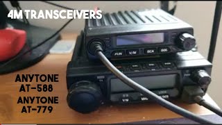 Anytone AT779 amp AT588 Mobile Radio 70Mhz Transceivers With Roger M0AUI [upl. by Kyte]