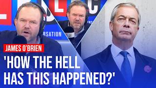 James OBrien takes aim at Nigel Farage amid Brexits people smuggler loophole  LBC [upl. by Radke972]