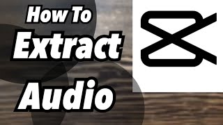 How To Extract AudioCapCut Tutorial [upl. by Ahsirt]