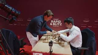 Magnus Carlsen vs Nodirbek Abdusattorov Rapid amp Blitz Poland 2024 DAY 4 [upl. by Ibrek]