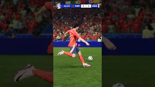 Spain vs England EURO2024 Final highlights but in FC24 🔥 eafc eafc24 fc24 fut football shorts [upl. by Maer]