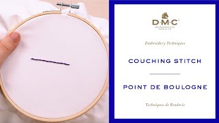 Embroidery How To Couching Stitch [upl. by Schonfeld]