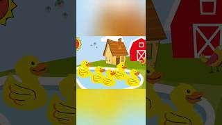 Five little Ducks shorts youtubeshorts trending rhymes viralshorts fivelittleducks [upl. by Katherine]