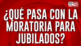 Ley de Bases ¿qué pasa ahora con la moratoria para jubilados [upl. by Atinel898]