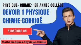 Devoir 1 physique chimie corrigé BIOF [upl. by Ateloj]