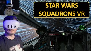 Star Wars Squadrons VR  So Much Fun  Meta Quest 3  PCVR [upl. by Naarah]