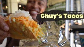 Trying the MOST HYPED Tacos Dorados in LA Chuy’s Tacos [upl. by Attezi]