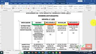 RÚBRICA PARA EVALUAR INVESTIGACIÓN TIPO ENSAYO [upl. by Huebner]