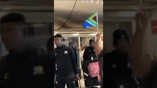 Bafana Bafana have arrived in Cape Town afcon [upl. by Neruat]