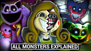 All Monsters in Poppy Playtime Chapter 3  Explained [upl. by Severin545]