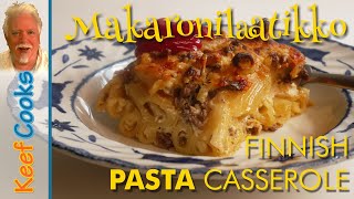 Finnish Pasta Casserole  Makaronilaatikko [upl. by Ecad]