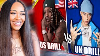 US Drill Vs UK Drill 2023 REACTION [upl. by Pubilis]