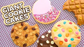 GIANT Cake Cookies  Super Sized Dessert  How To Cake It [upl. by Monson71]