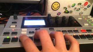 Arpeggiator on drums with Monomachine [upl. by Wynny]