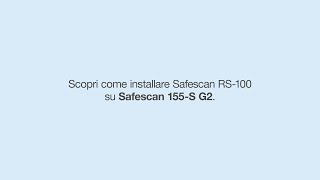 Safescan 155S G2  Installazione di Safescan RS100 [upl. by Eynenihc]