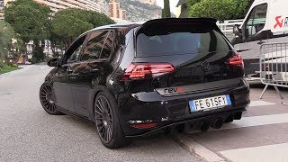 Volkswagen Golf 7 GTI Brill Steel REVO Exhaust Sounds [upl. by Fenn]