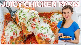 EASY CLASSIC CHICKEN PARMESAN Recipe [upl. by Nilatak]