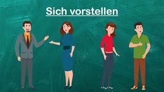 Deutsch lernen A1 sich vorstellen  Lektion 4 [upl. by Ellyn]