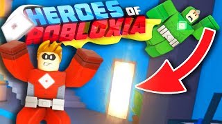 UNLOCKING THE SECRET HIDEOUT IN HEROES OF ROBLOXIA  Heroes Of Robloxia ROBLOX Gameplay [upl. by Memory]