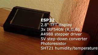 ESP32 RGB Room  Heater control wifischeduled [upl. by Hodosh]