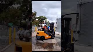 🚫FORKLIFT FAIL COMPILATION east2westsafetyplus fail  fun compilation shorts forkliftfail [upl. by Dauf611]