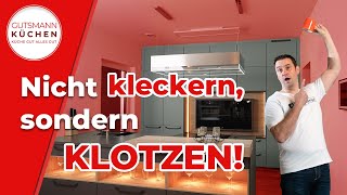 EDELDESIGN Wohnküche mit Durchgangstür  Nobilia  Bosch Küchengeräte [upl. by Phia125]