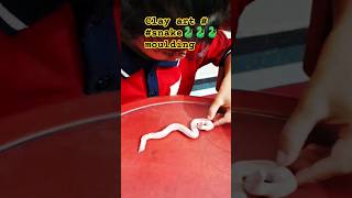 Clay moulding craft snake making trending funlearningactivities viral shorts [upl. by Attaynek]