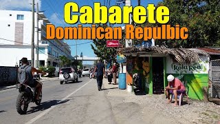 CABARETE DOMINICAN REPUBLIC  WALKING AROUND CABARETE  STUNNING BEACH  4K [upl. by Zeb]