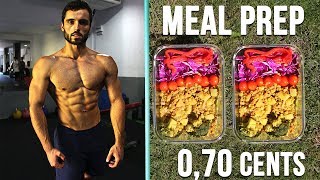 Super Cheap and Easy Vegan Bodybuilding Meal Prep [upl. by Hanid]