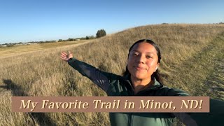 My Favorite Hiking Trail in Minot ND [upl. by Nnylkoorb]