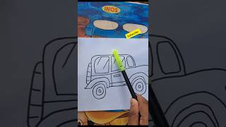 How to draw super easy car  Draw with me  shorts art drawing youtubeshorts car [upl. by Rento]