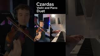 Czardas Violin Piano Duet shorts [upl. by Zetroc]