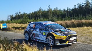 FIA European Rally Championship Rali Ceredigion 2024 Brechfa Stage [upl. by Biagio]