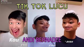 ANDI BERNADEE BUAT HAL KAT TIKTOK MEMANG LUCU 🤣 TENGOK SAMPAI HABIS 🤣 OST MELASTIK KE HATIMU [upl. by Anertak]