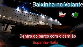 INDO DE CAMIÃƒO PARA O BARCO ESPANHAITÃLIA  Baixinha no Volante [upl. by Emelita]