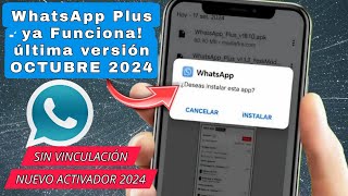 WhatsApp Plus Última Versión OCTUBRE 2024  Fácil Vinculación Nuevo Activador [upl. by Hsotnas]