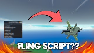 Natural Disaster Survival Script Bring Unanchored Parts  Fling [upl. by Ennaej]