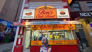 Legendary Ben’s Chili Bowl HalfSmoke Walkthrough U Street  Washington DC [upl. by God188]