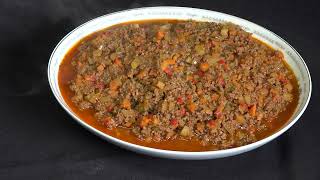 Carne Molida de Bisonte en Cazuela con Vegetales y Especias [upl. by Emyaj]